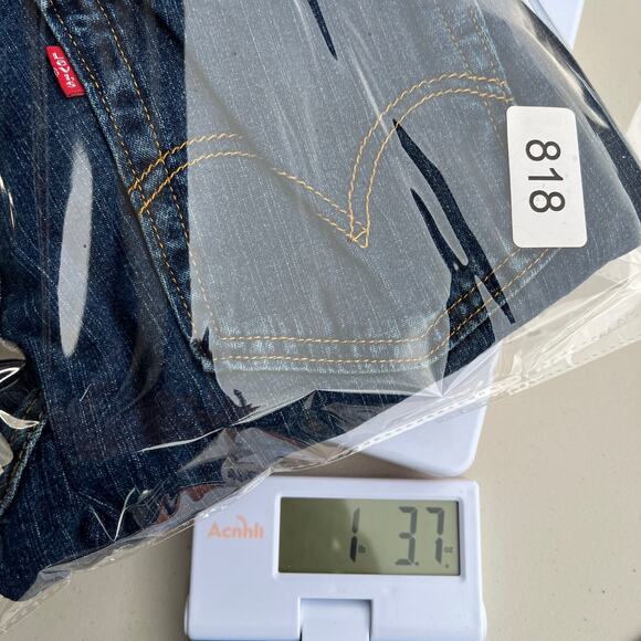 vtg Y2K Levi’s 514 Jeans Sz 11 JR Mid Rise Flare Med Wash Bootcut Bell bottom - Picture 8 of 8